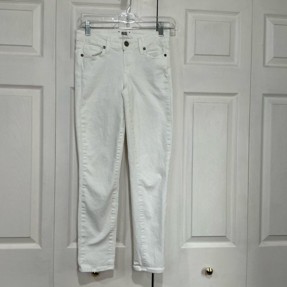 🌷 Paige Kylie Crop White Denim Jeans - 0/25